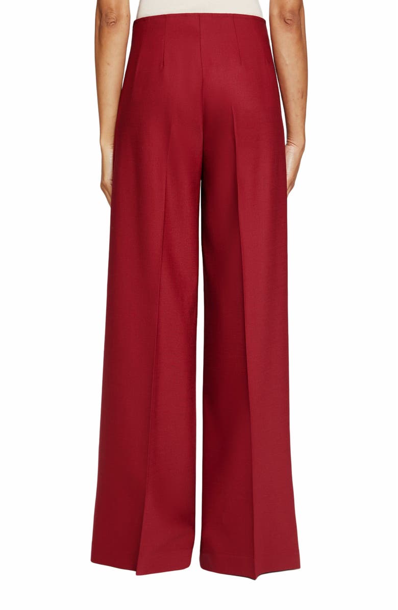 Santorelli Lily Wide Leg Pant In Virgin Wool Stretch, Alternate, color,