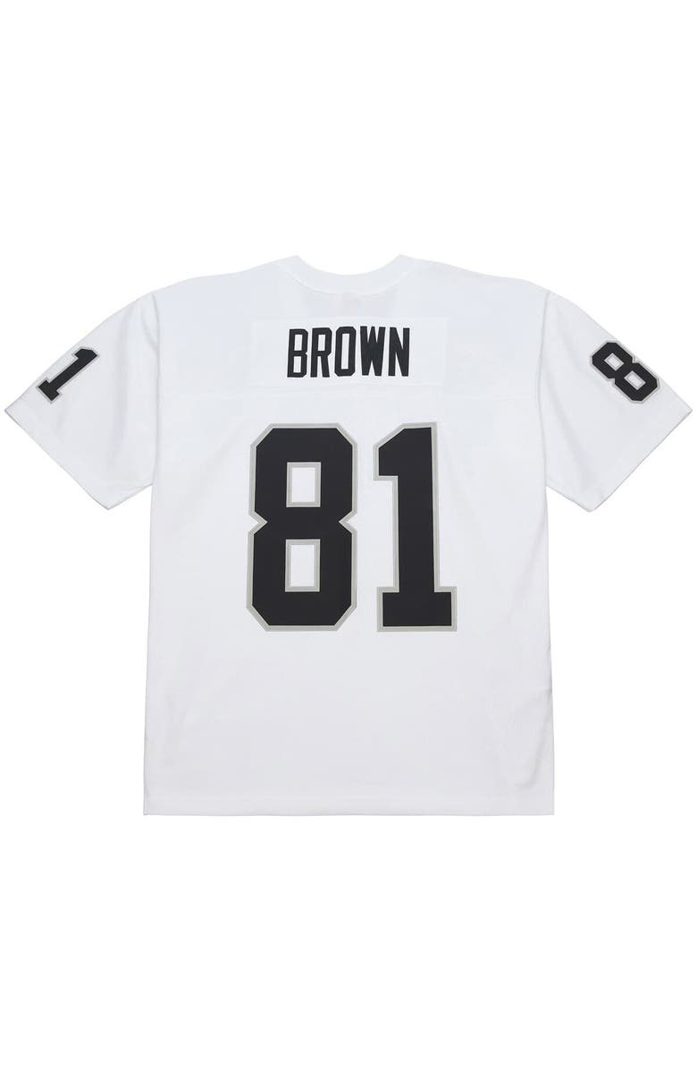 Mitchell & Ness Men's Mitchell & Ness Tim Brown White Los Angeles Raiders 1994 Legacy Replica Jersey, Alternate, color, White
