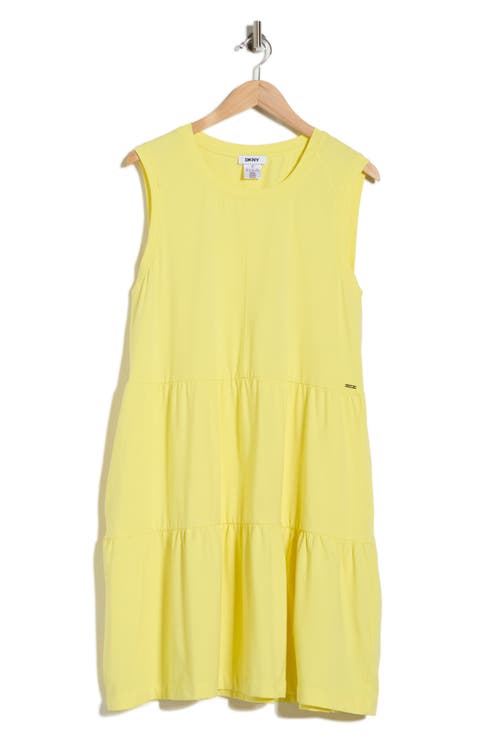Crewneck Tiered Dress