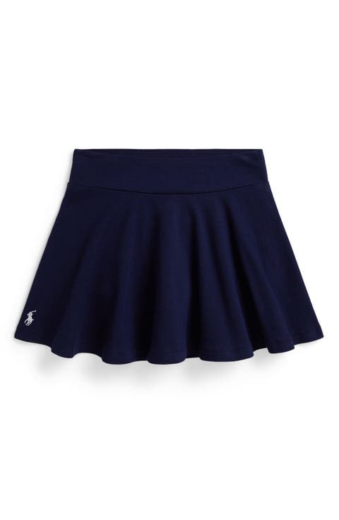 Kids' Stretch Cotton Mesh Tennis Skort