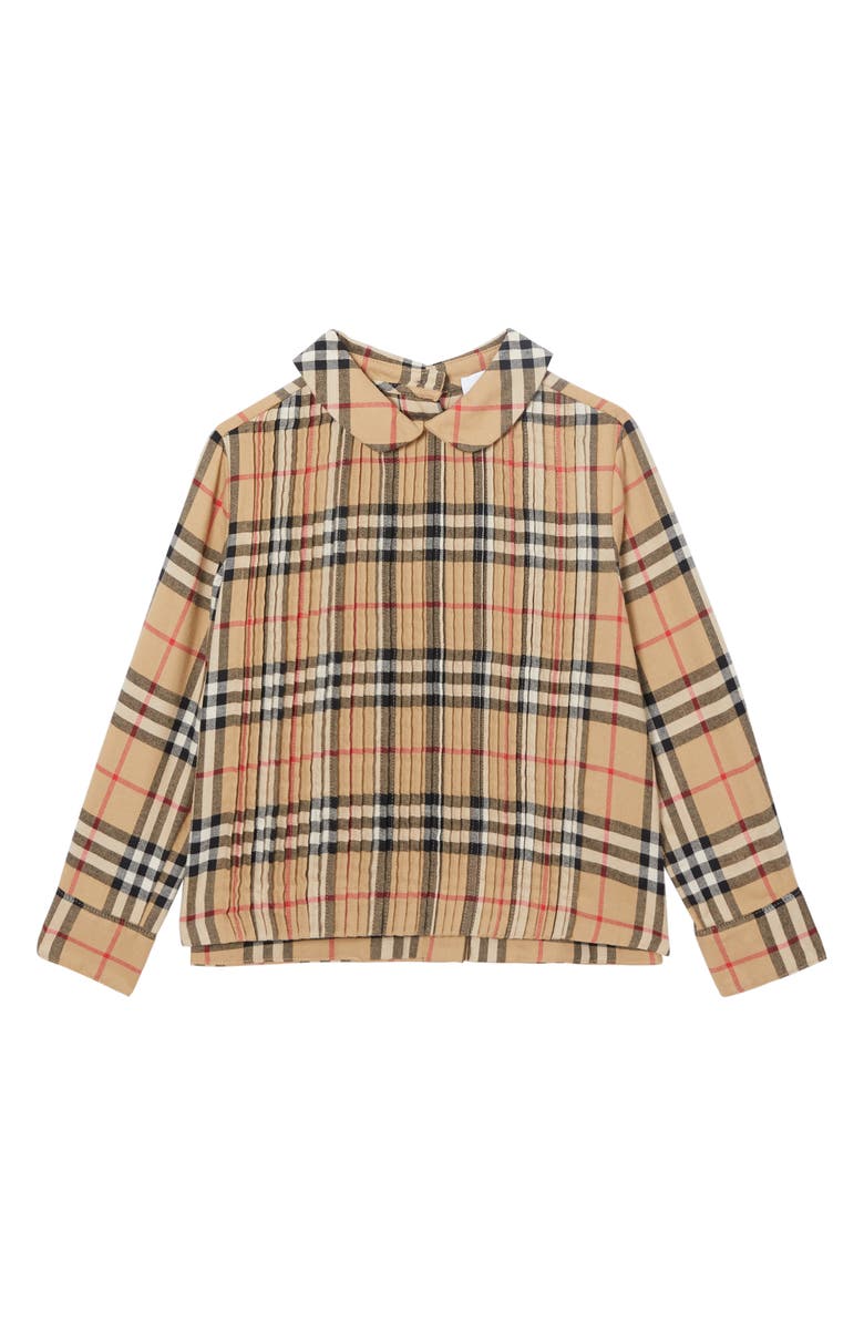 Burberry Priscilla Check Print Top, Main, color,