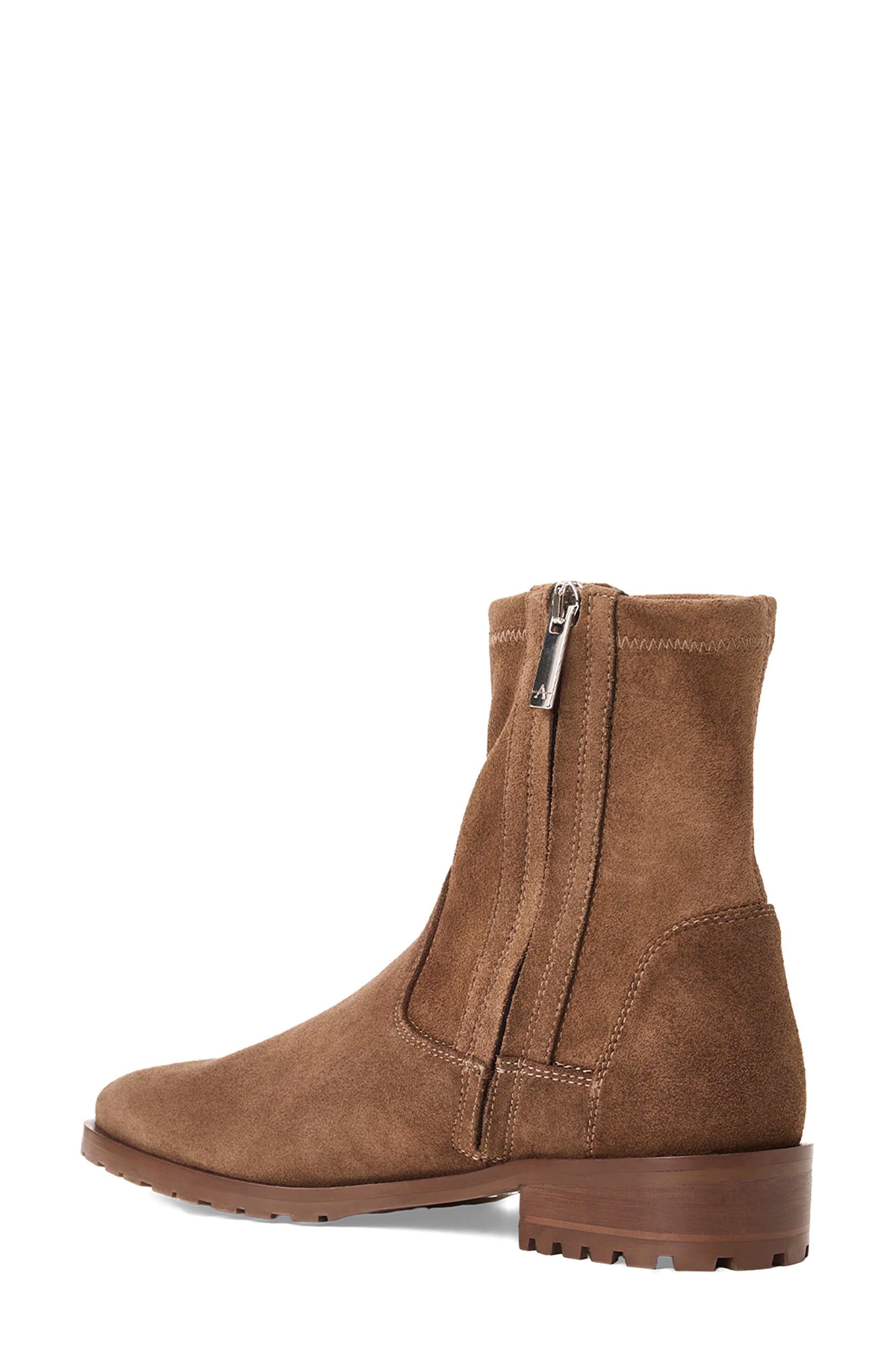 Romeo Waterproof Bootie, Alternate, color, CHAMPAGNE SUEDE