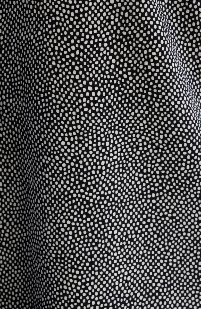 Anne Klein Polka Dot Pleat Neck Shell, Alternate, color,