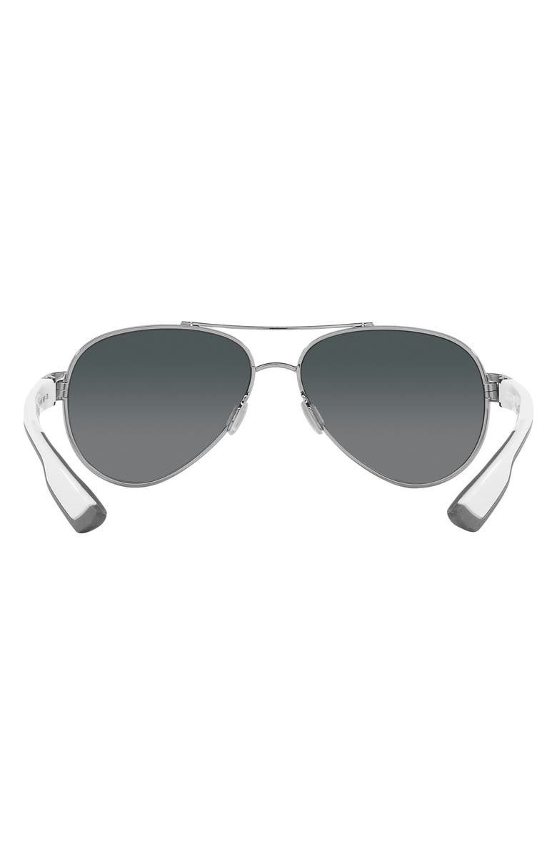 Costa Del Mar Loreto 56mm Gradient Pilot Sunglasses, Alternate, color, Grey Gradient