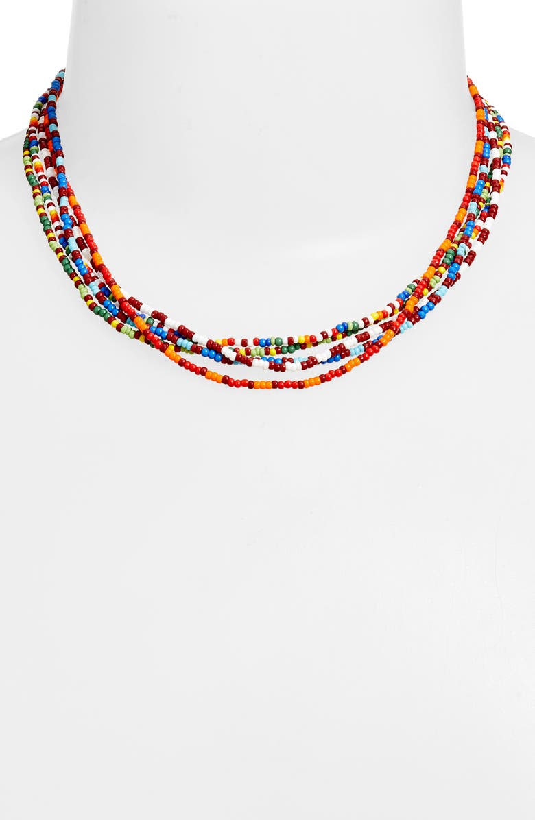 ROXANNE ASSOULIN Hippie Dippie Layered Beaded Necklace, Alternate, color, 