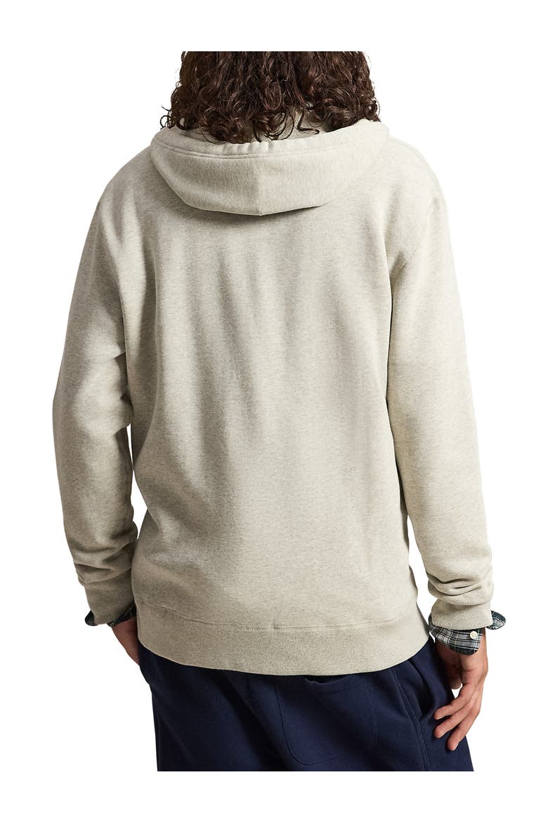 Big & Tall Varsity Zip-Front Hoodie, Alternate, color, LT SPORT HEATHER
