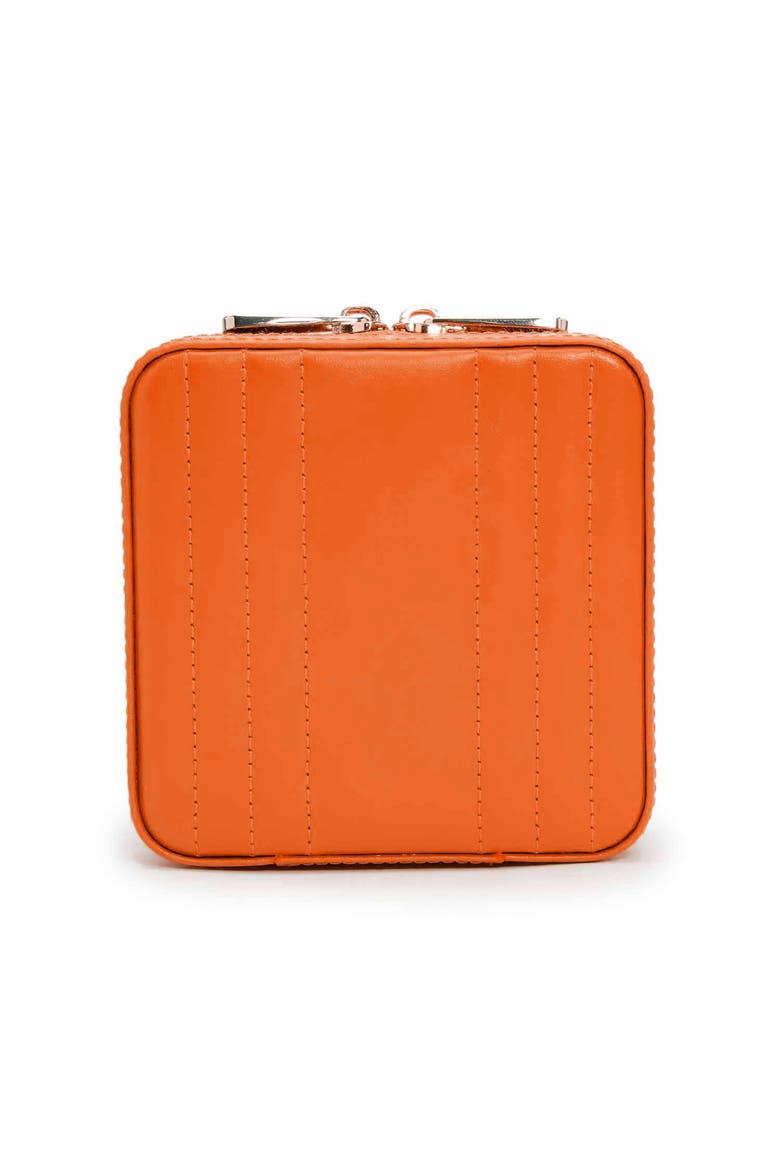 Maria Small Zip Jewelry Case, Main, color, Tangerine