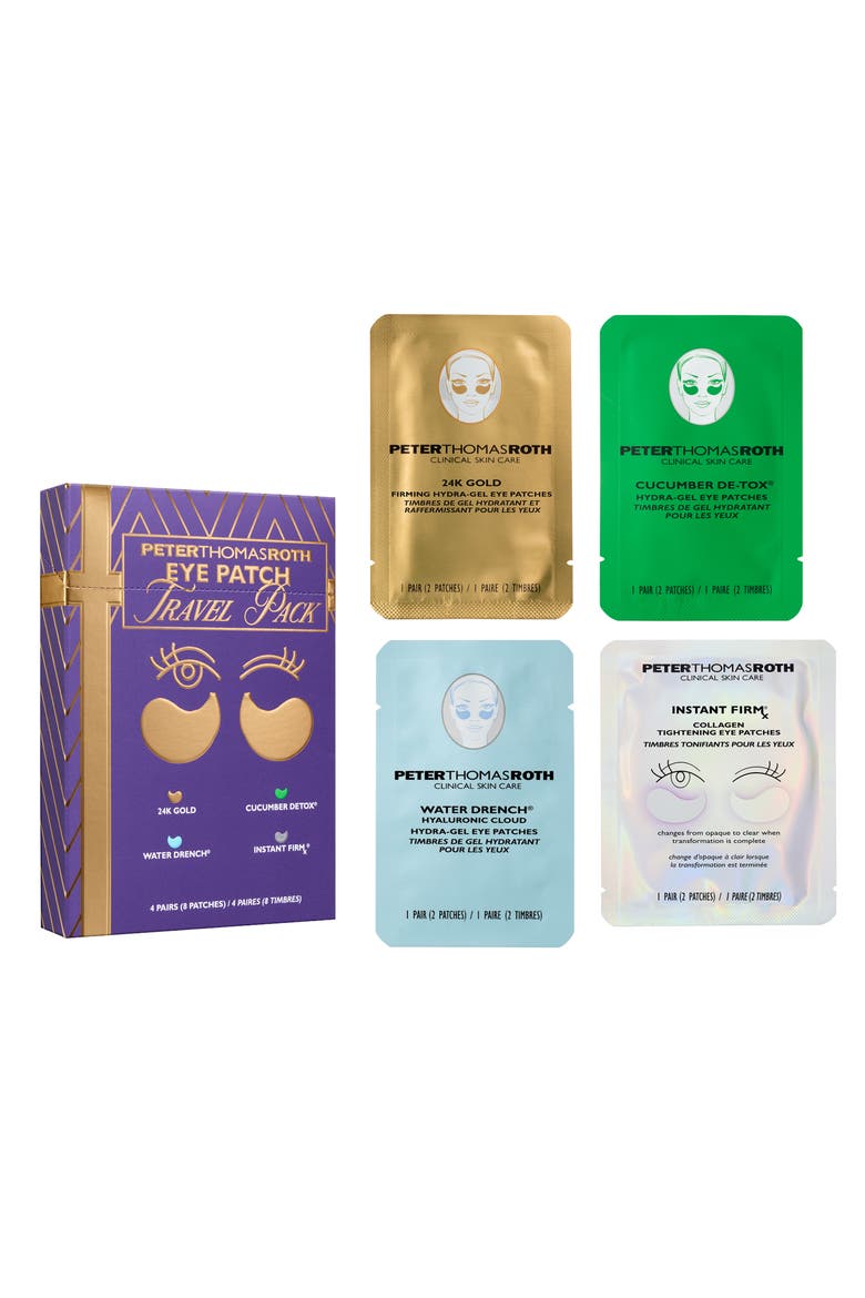 Eye Patch Travel Pack Holiday Set of 4, Main, color, NO COLOR