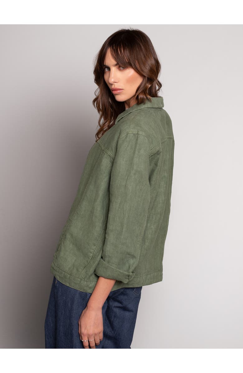 Celtic & Co. Linen Western Jacket, Alternate, color, 