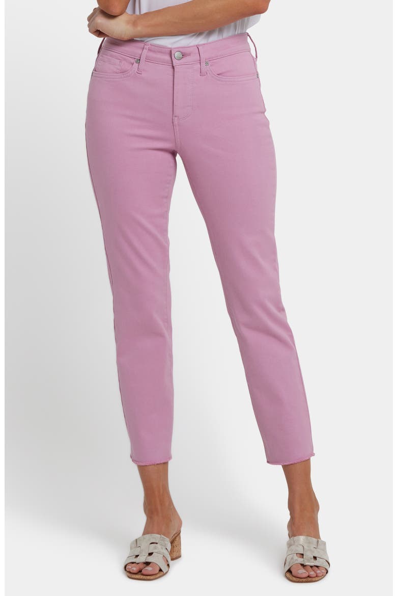 Sheri Frayed Hem Slim Jeans, Main, color, BALLET