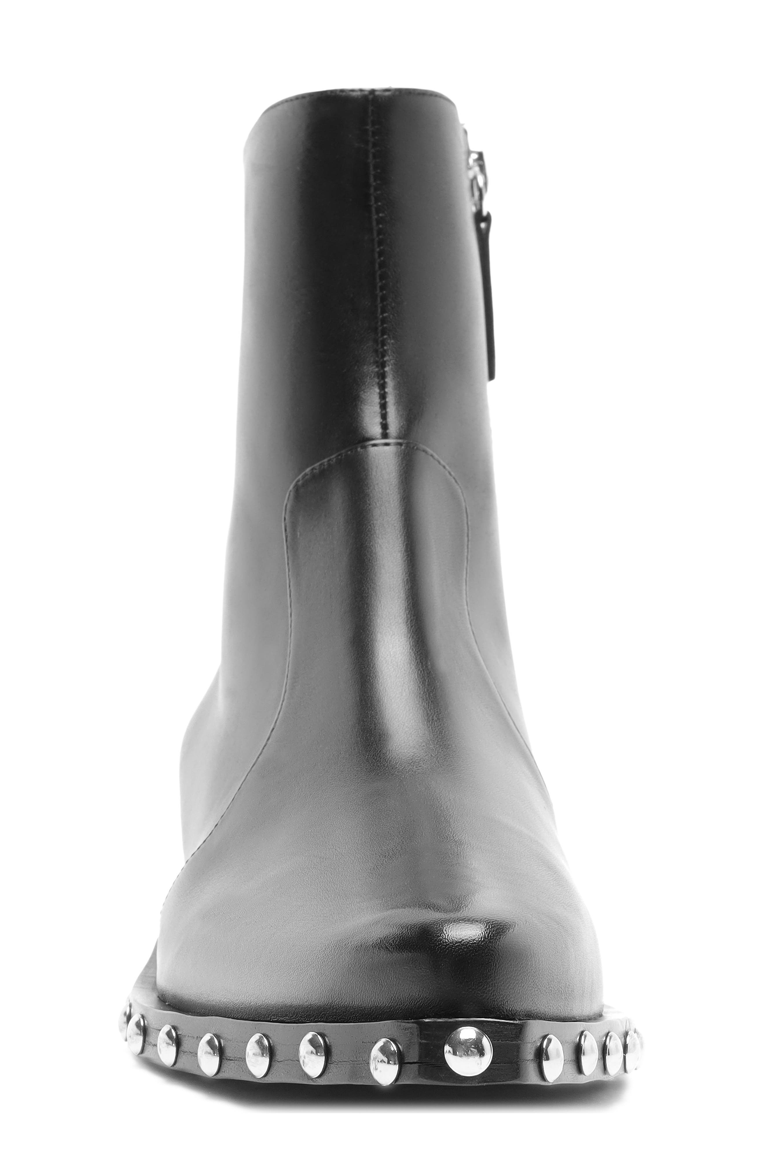 Taylor Leather Bootie, Alternate, color, BLACK