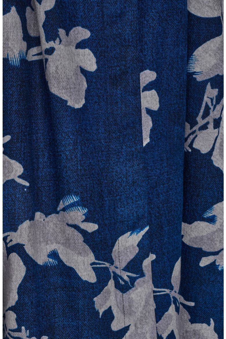 Floral Linen Blend Dress, Alternate, color, MARBELLA M