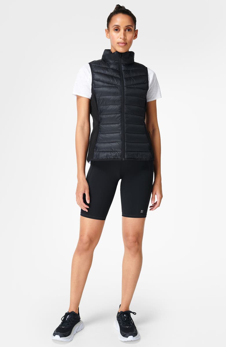 Sweaty Betty Accelerate Water Resistant Running Gilet Vest, Alternate, color, 