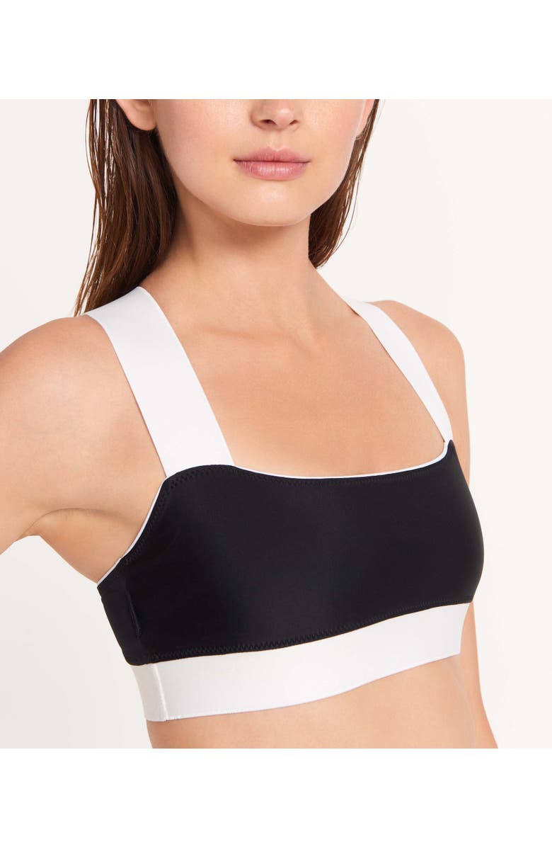 Ansea The Reversible Sporty Top, Alternate, color, Black/White
