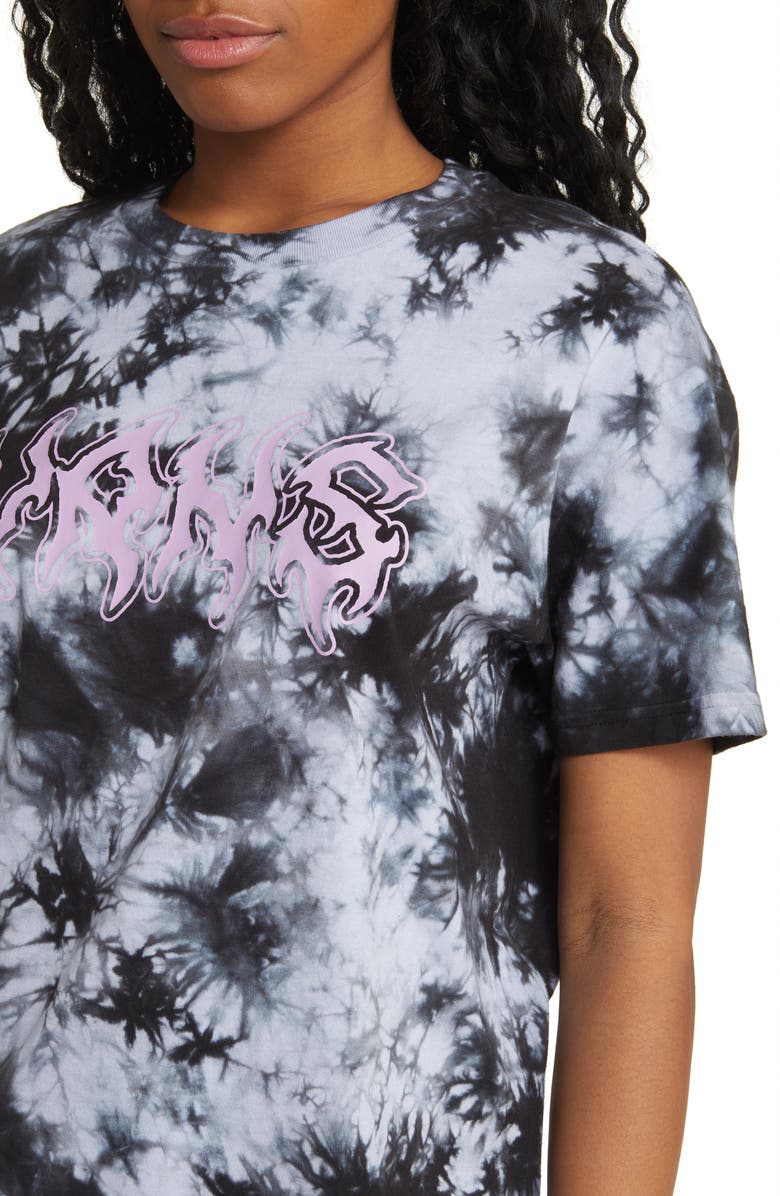 Vans Tie Dye Logo Graphic Cotton T-Shirt, Alternate, color, 