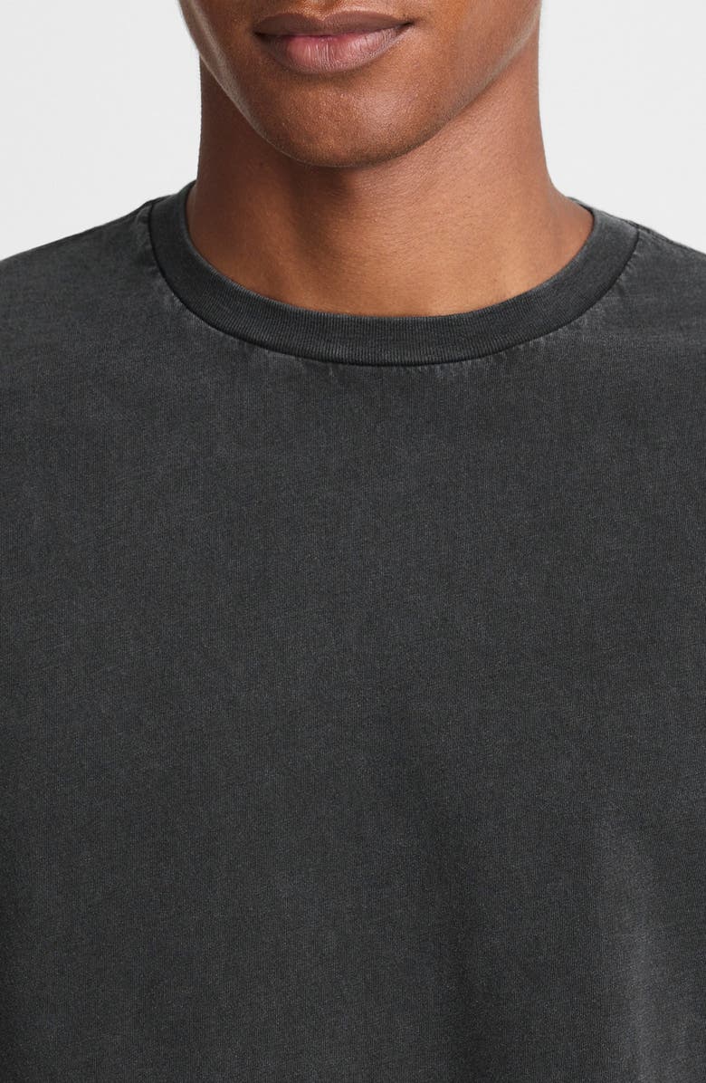 Madewell The Rockaway Garment Dye T-Shirt, Alternate, color, Coal