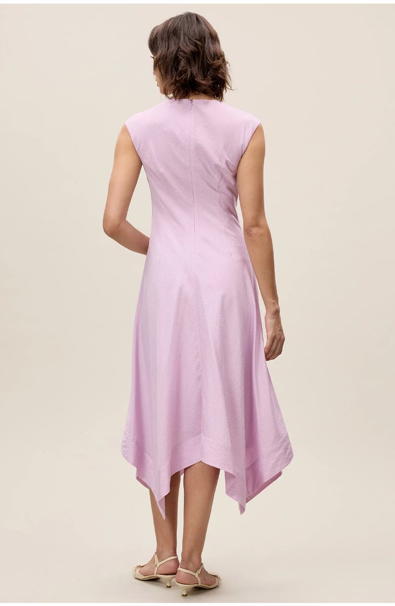 Rebecca Taylor Allegra Stripe Dress, Alternate, color, Wisteria