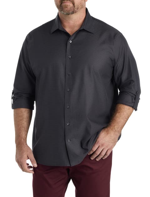 Big & Tall Textured Sport Shirt