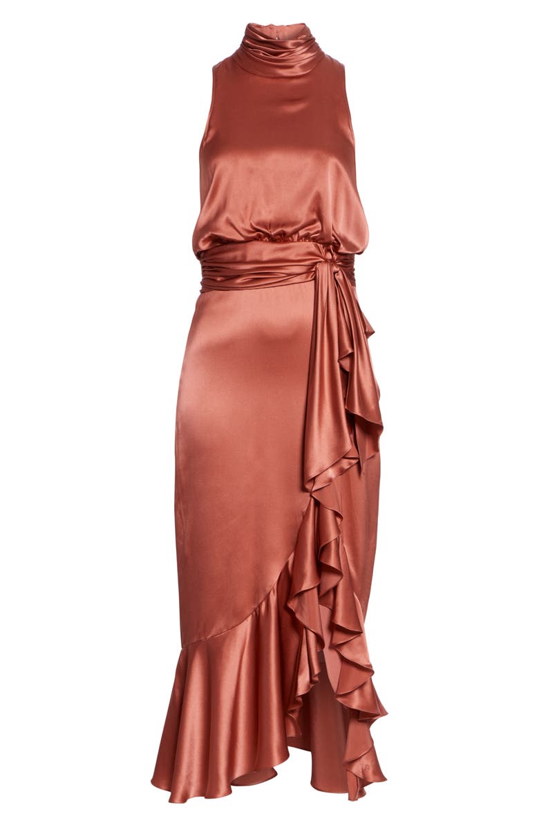 Cinq à Sept Silk Dress, Alternate, color, 