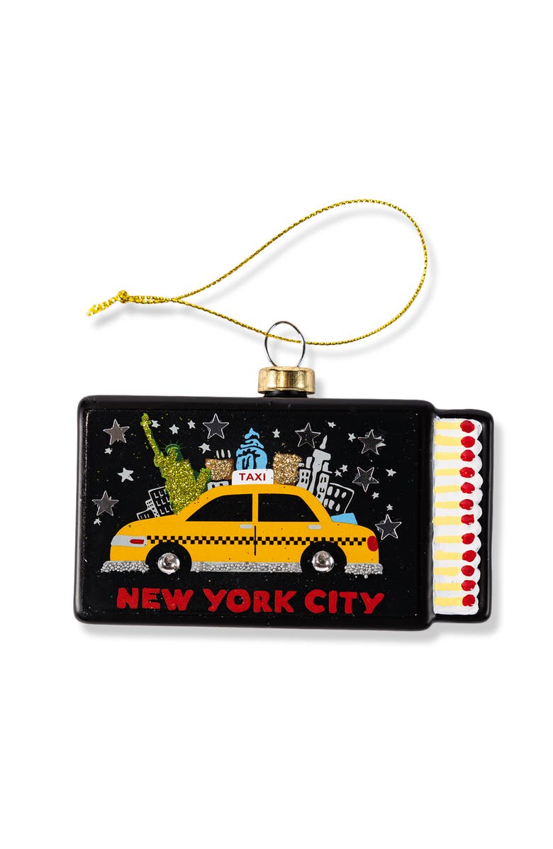 Furbish Matchbook Ornament - New York City, Main, color, Black