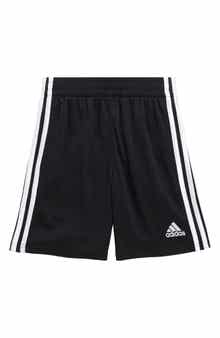 adidas Kids' Core 3-Stripe Mesh Shorts