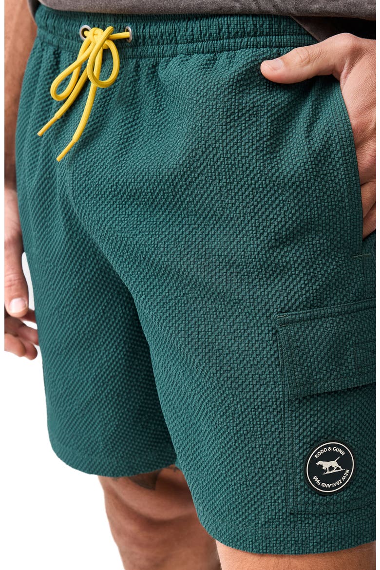 Winterton River Seersucker Swim Trunks, Alternate, color, TEAL