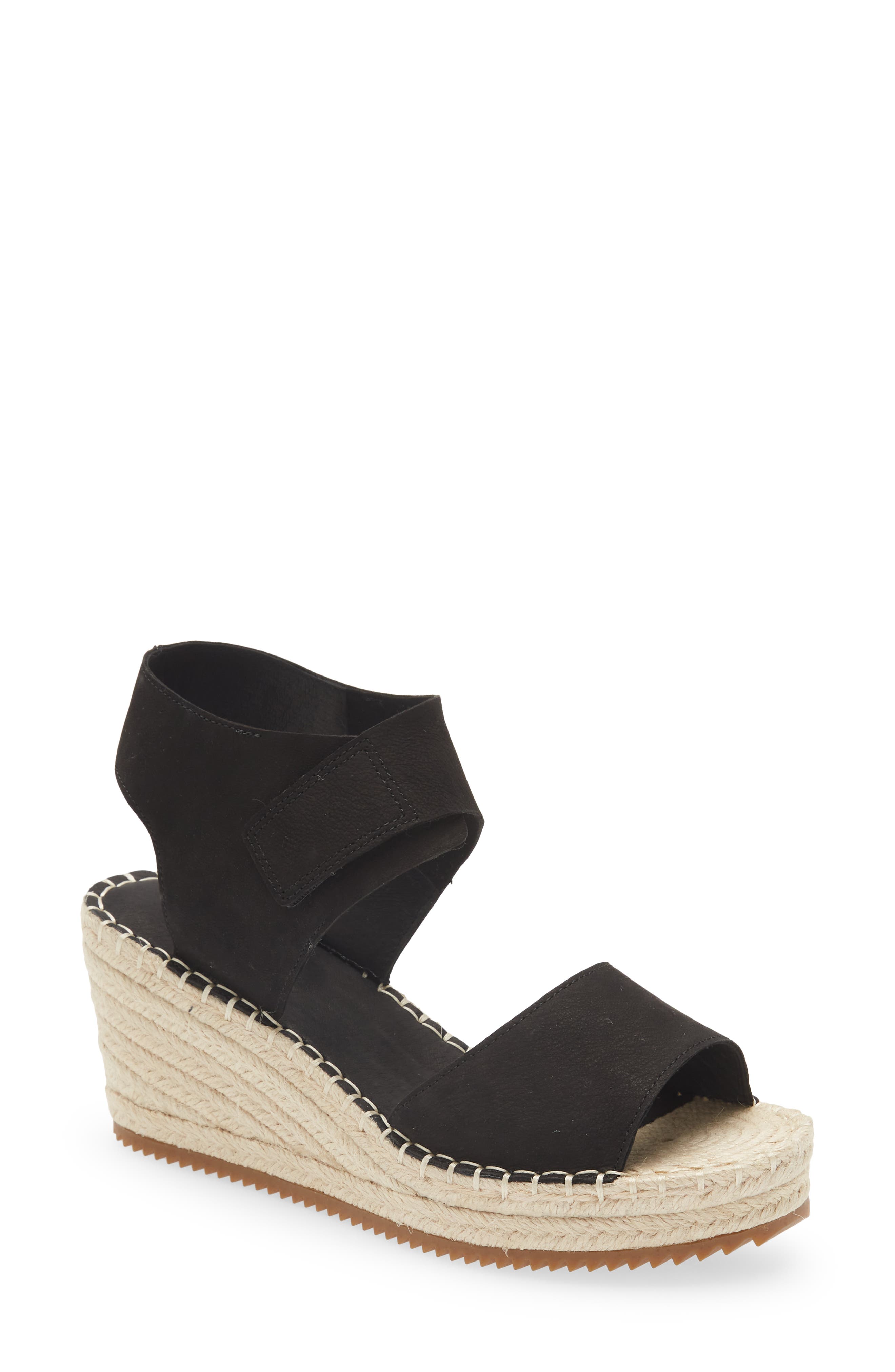 Eileen Fisher Weslia Espadrille Platform Wedge Sandal, Main, color, 