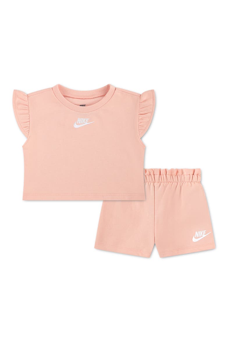 French Terry T-Shirt and Shorts Set, Main, color, N0KARCTIC