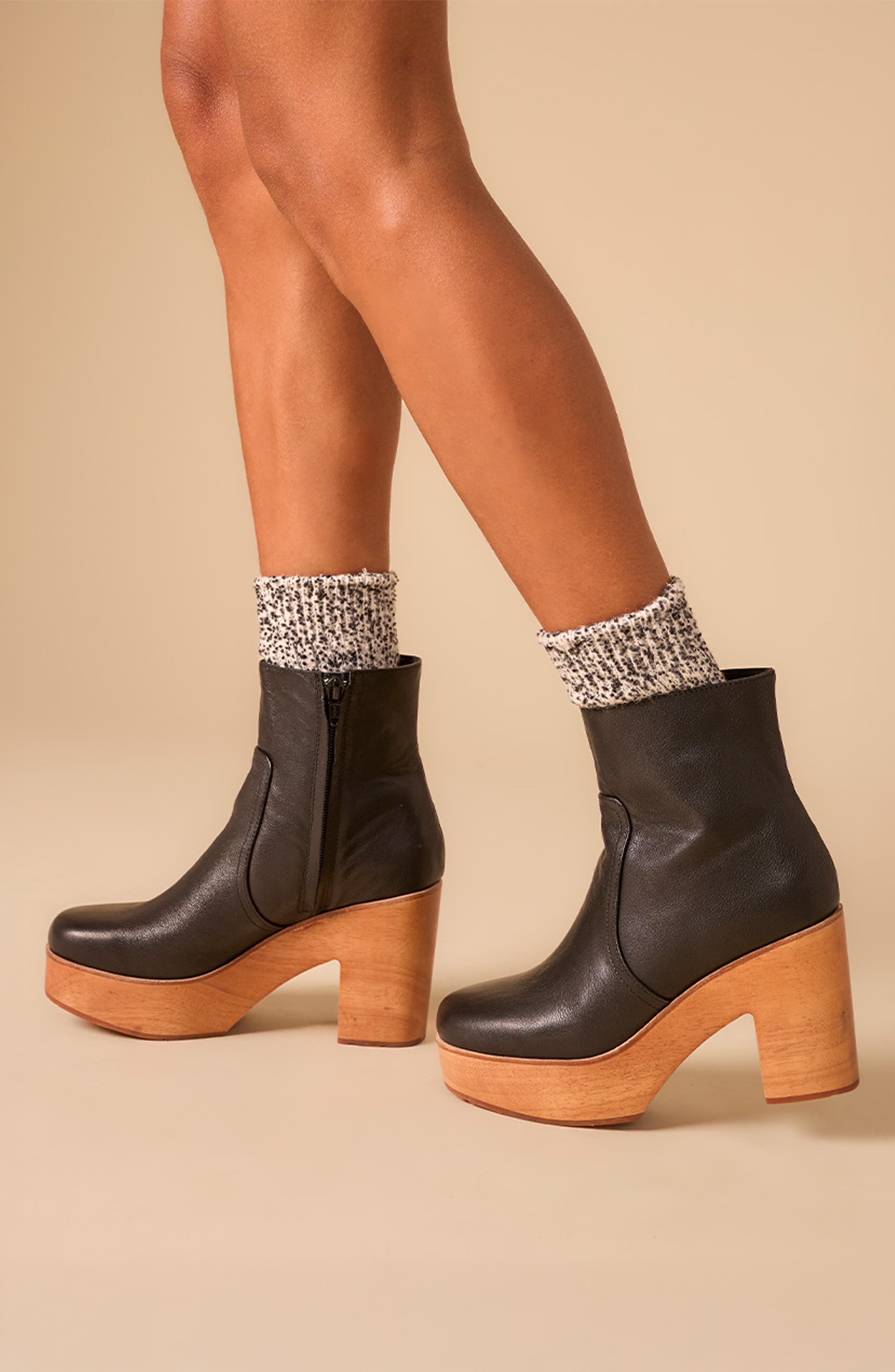 Charlotte Stone Paz Platform Clog Boot, Alternate, color, 