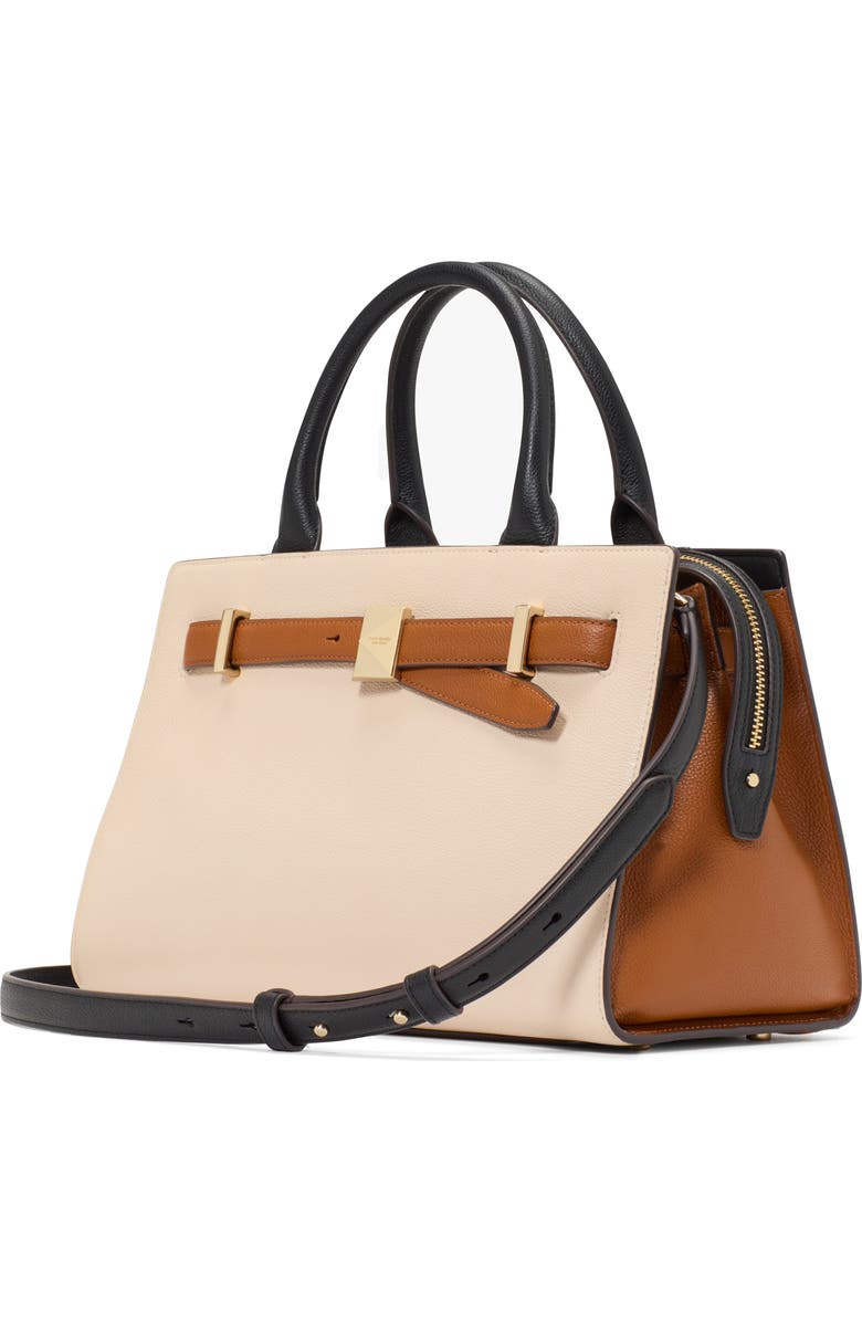 Kate Spade New York deco colorblock leather handbag, Alternate, color,