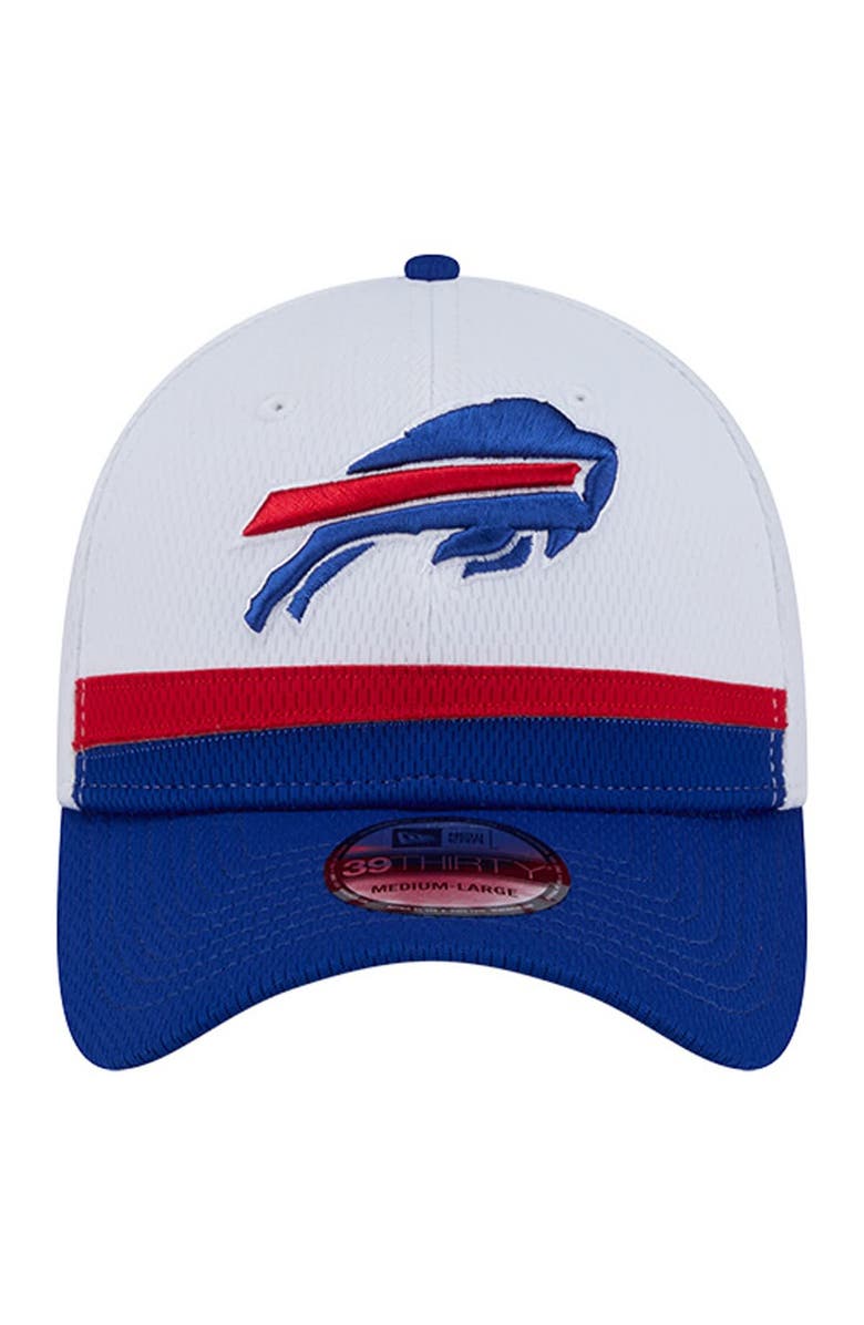 New Era Men's New Era  White/Royal Buffalo Bills Dashmark Rays 39THIRTY Flex Hat, Alternate, color, White