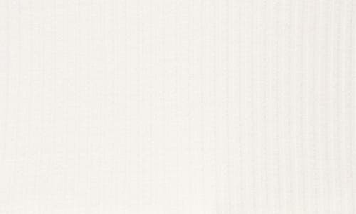 Maje Rib One-shoulder Tank In White