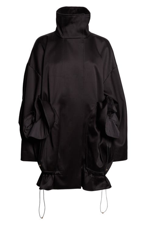 Chandra Cotton Sateen Coat