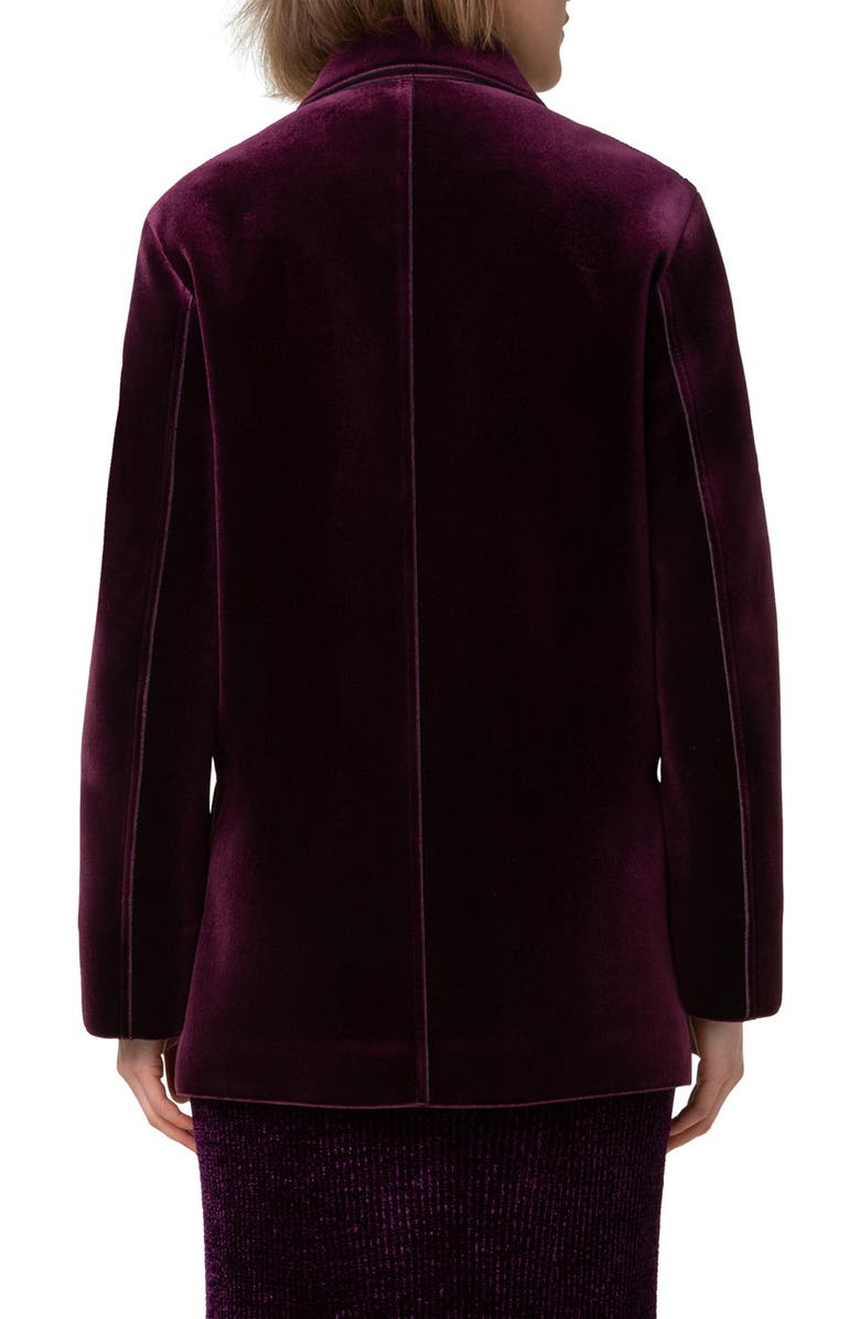 Akris Laars Velvet Jacket, Alternate, color,