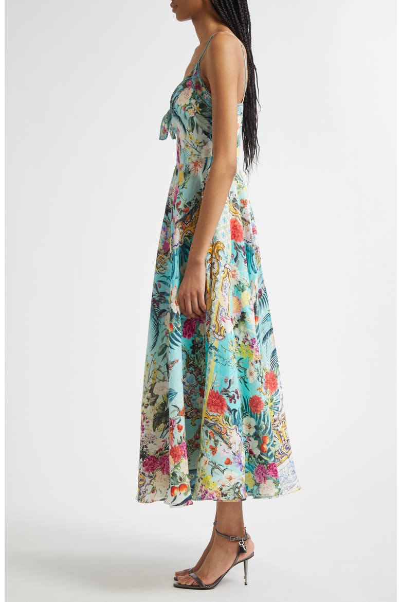 embellished linen dress Linen Dress with Embellished Sides & Resin Acrylic Detailing by georges hobeika Elilhaam