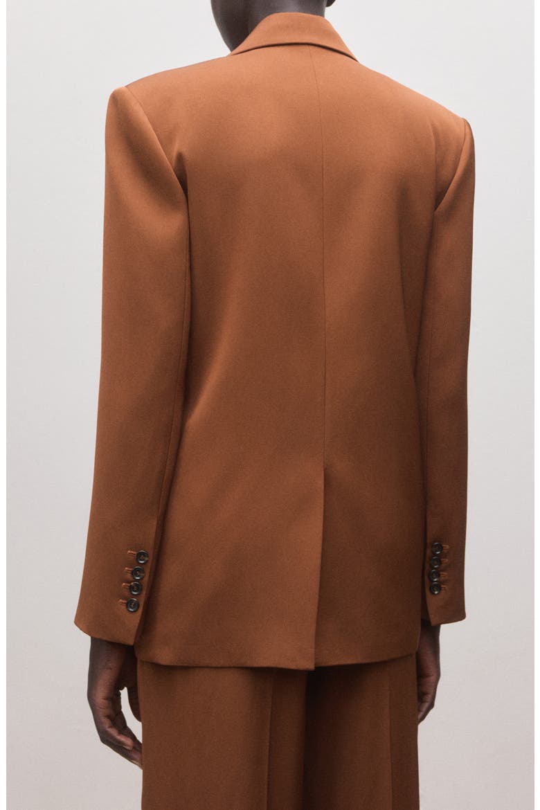 Double Breasted Blazer, Alternate, color, COGNAC