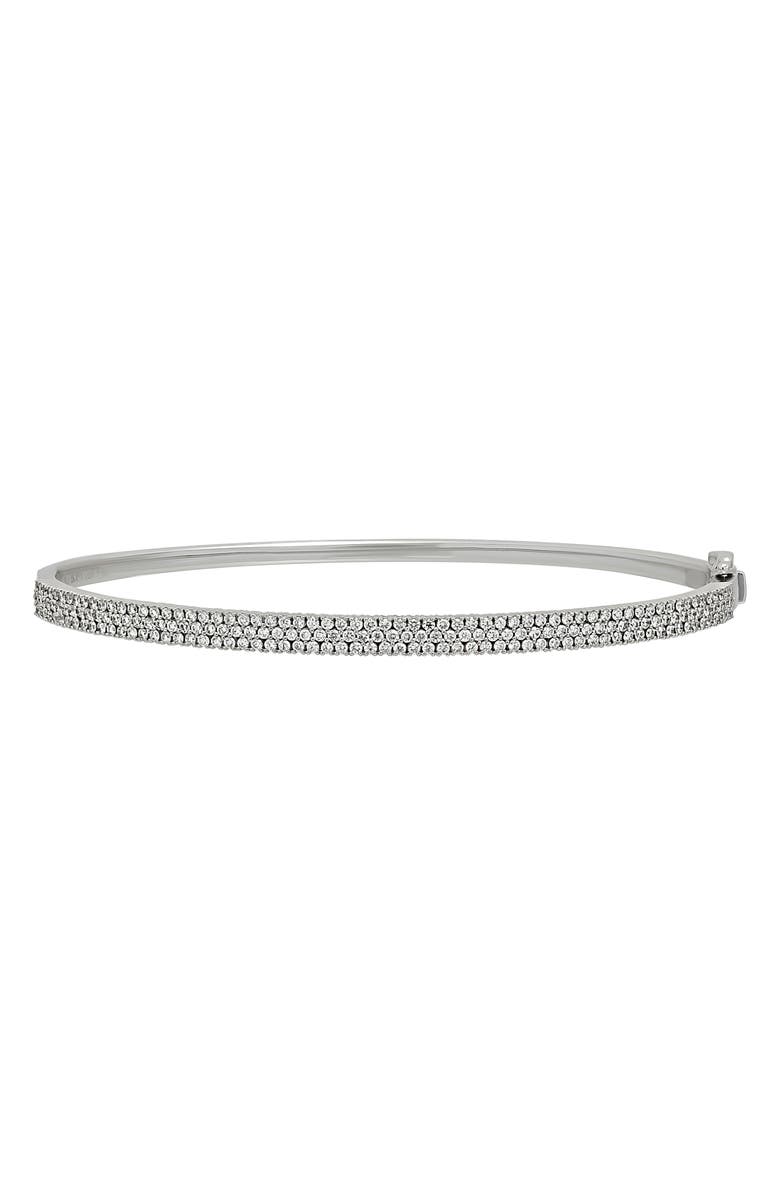 Bony Levy Audrey Diamond Bangle, Main, color, 18K White Gold