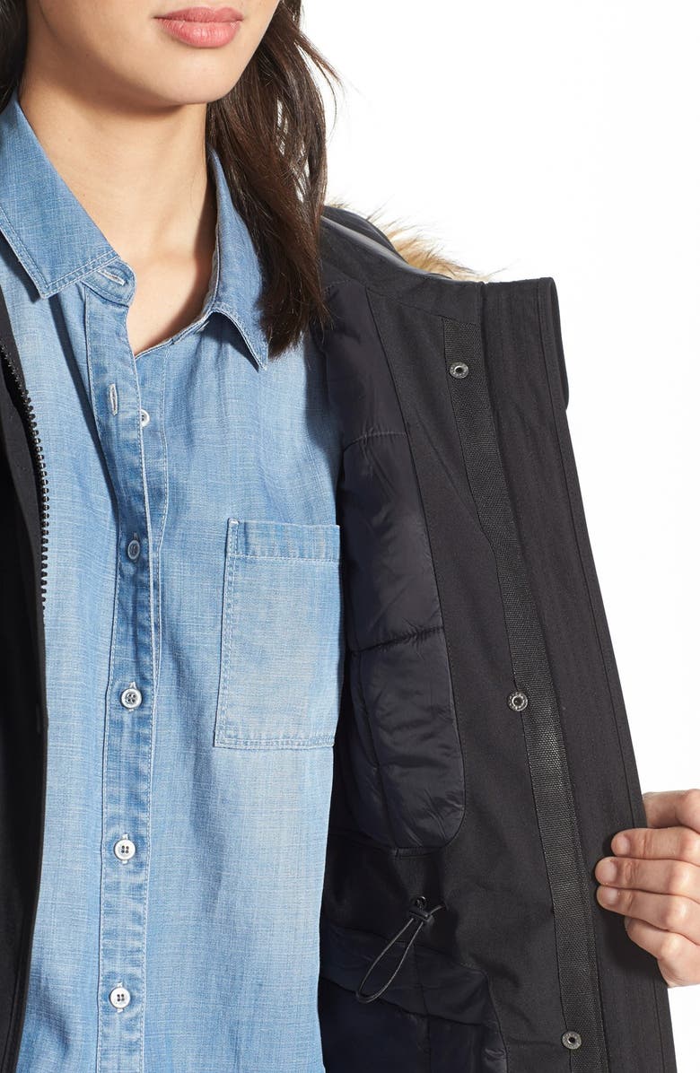 1 Madison 'Expedition' Faux Fur Trim Parka, Alternate, color, 