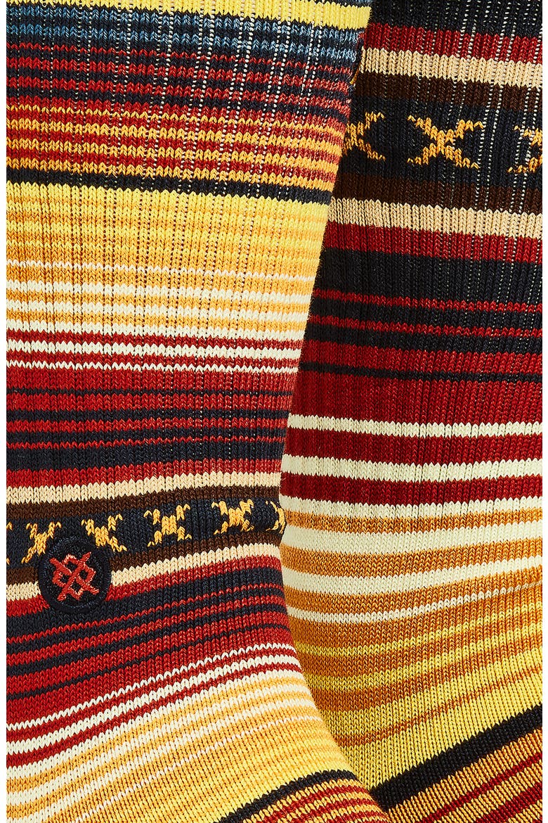 Curren Parks Cotton Blend Crew Socks, Alternate, color, NAVY