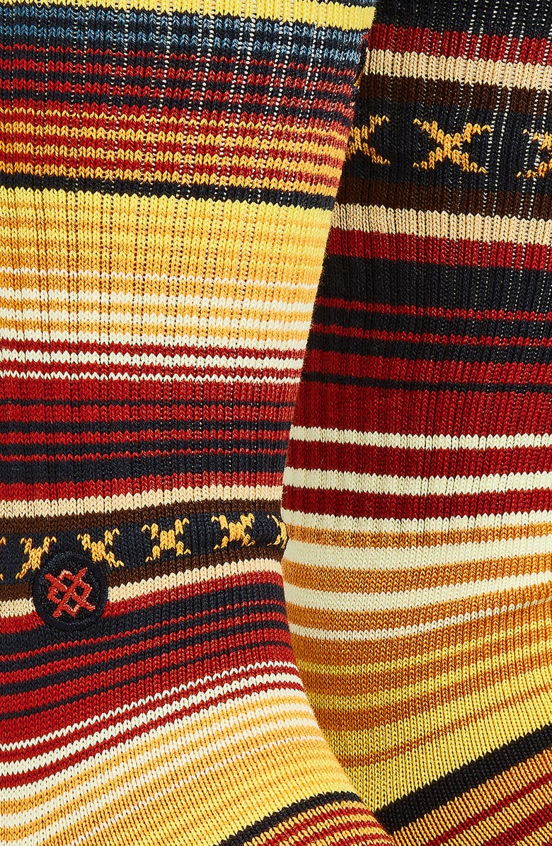 Stance Curren Parks Cotton Blend Crew Socks, Alternate, color, Navy