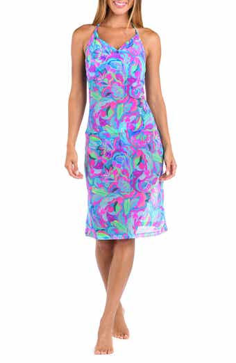 Sunshine 79 Swirltopia Halter Cover-Up Dress