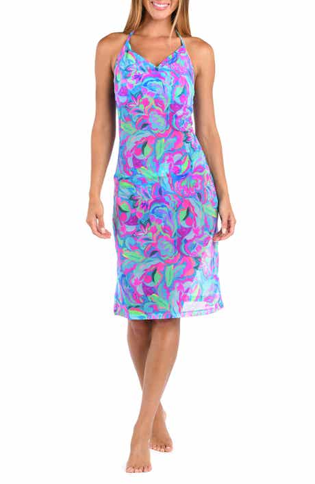 Sunshine 79 Swirltopia Halter Cover-Up Dress