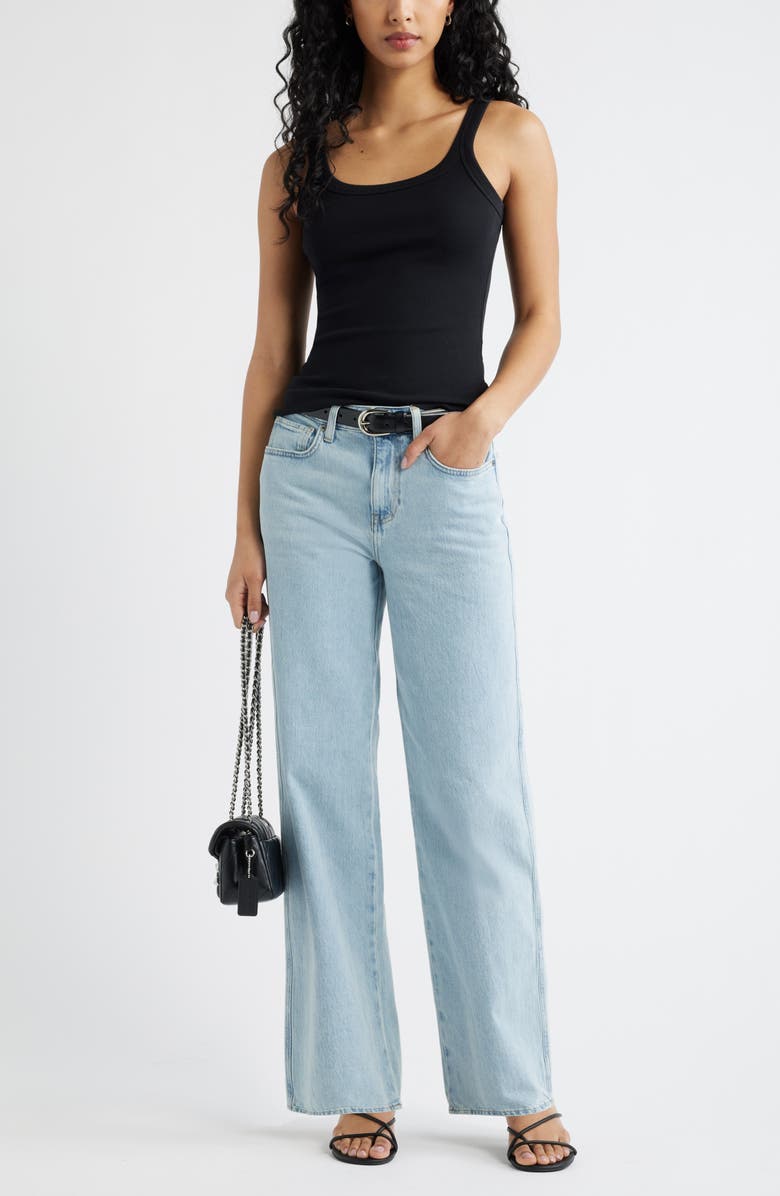 Open Edit Rib Camisole, Alternate, color, Black