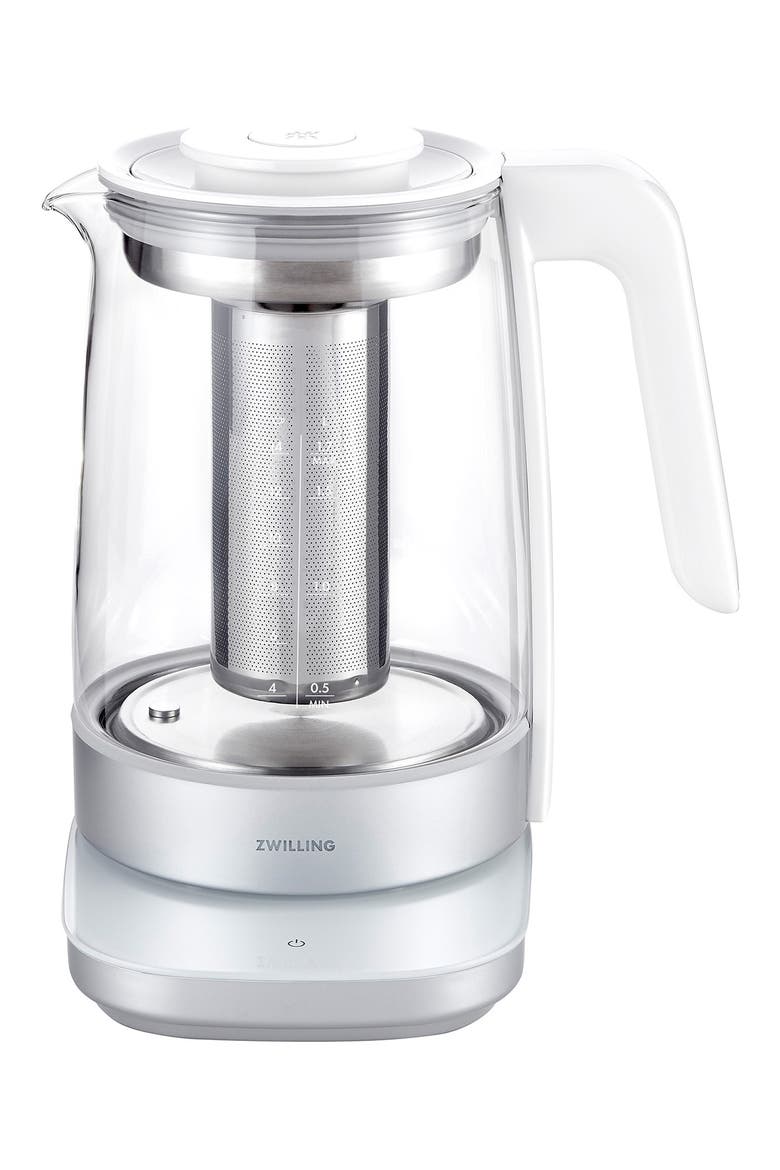Enfinigy Electric Glass Kettle, Main, color, SILVER