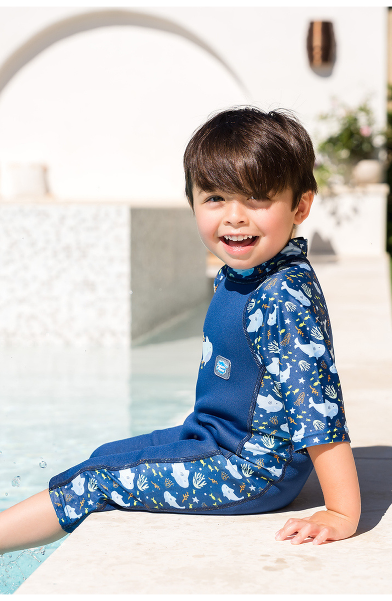 Splash About UV Sun and Sea Suit, Alternate, color, Shark Reef