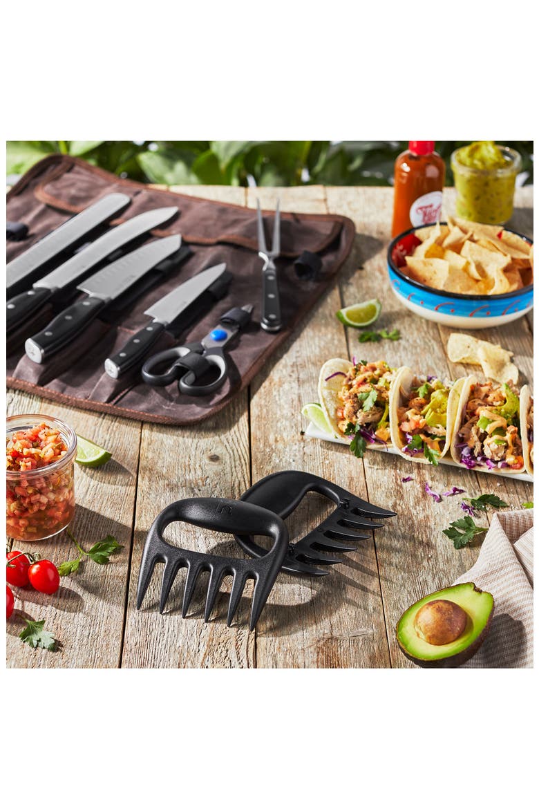 FORGED ACCENT 9-PC BBQ SET, Alternate, color, SILVER