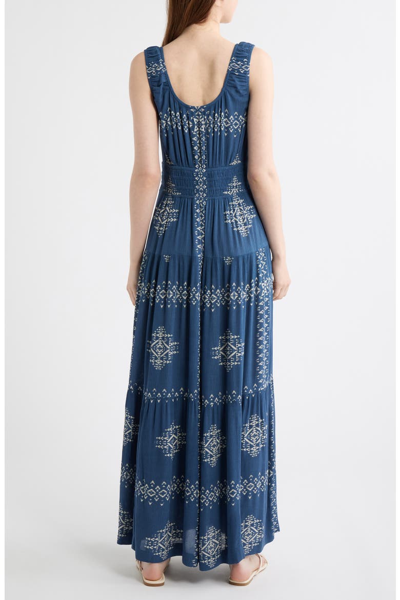 Brooklyn Sleeveless Maxi Dress, Alternate, color, NAVY