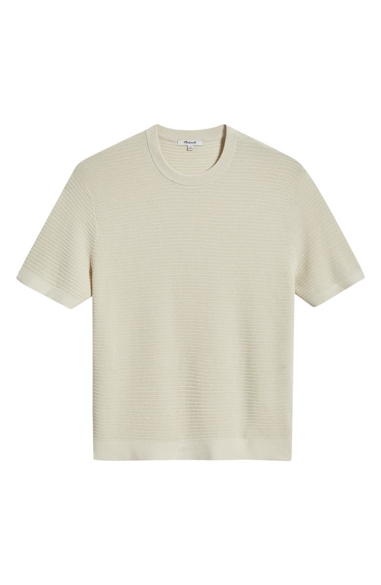 Madewell Textured Cotton T-Shirt, Alternate, color, Dusty Pearl