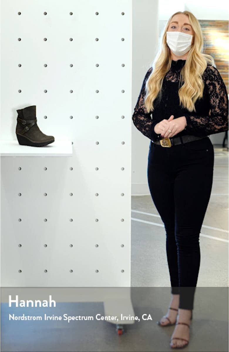 Yemo Buckle Wedge Boot, sales video thumbnail