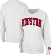 COLOSSEUM Women's Colosseum White Houston Cougars Campanile Pullover Sweatshirt